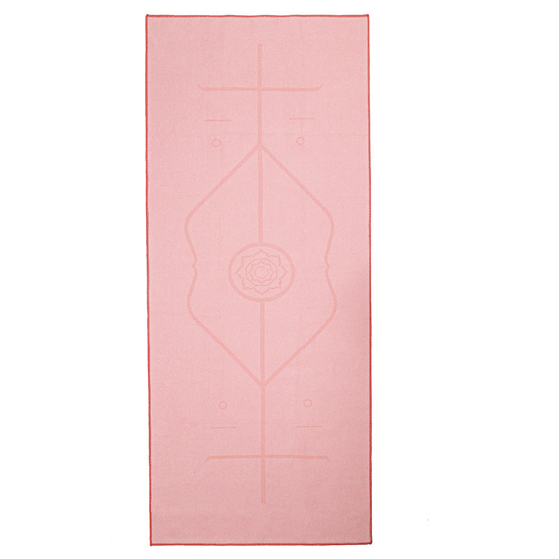 Yoga Towel Rest Blanket Product information : Material: Microfiber Product Category : Asana Line Yoga Towel Applicable scene: yoga studio, gym Color: dark gray, deep sea blue, emerald, cherry pink, mint green, dark purple Size Information: Specification: 185*68cm Thickness: 3mm Packing list: Yoga towel*1