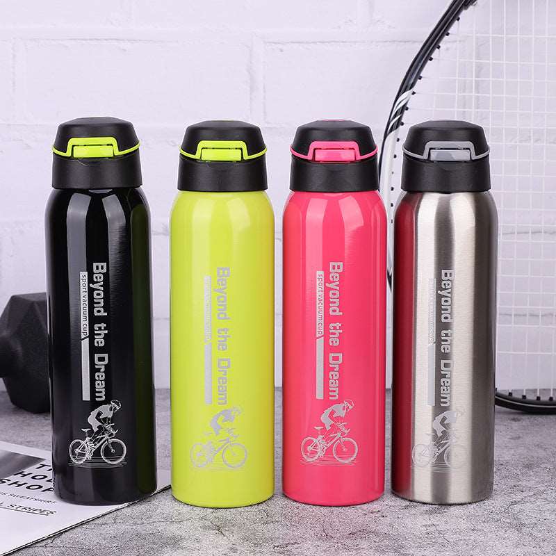 Insulated Sports Water Bottle - Ideal for Biking and Outdoor Activities
