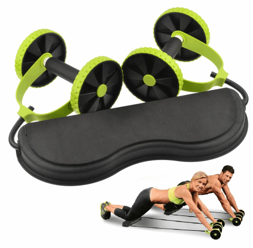 Crossflex Wheel Roller - Premium Abdominal Workout Equipment for Core Strength & Fitness Training