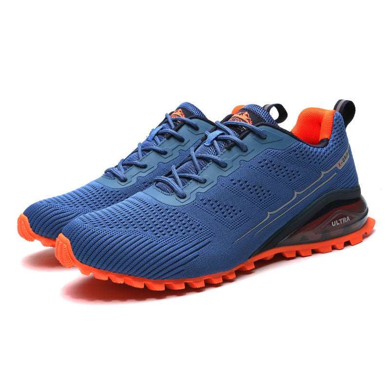 Men's Outdoor Fitness Shoes Product information: Material: Mesh, rubber Style: sports fashion Features:Comfortable and breathable Colour: black, blue, red, gray, green Size Information: Packing list: Shoes*1 