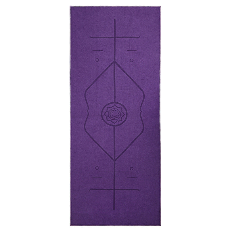 Yoga Towel Rest Blanket Product information : Material: Microfiber Product Category : Asana Line Yoga Towel Applicable scene: yoga studio, gym Color: dark gray, deep sea blue, emerald, cherry pink, mint green, dark purple Size Information: Specification: 185*68cm Thickness: 3mm Packing list: Yoga towel*1