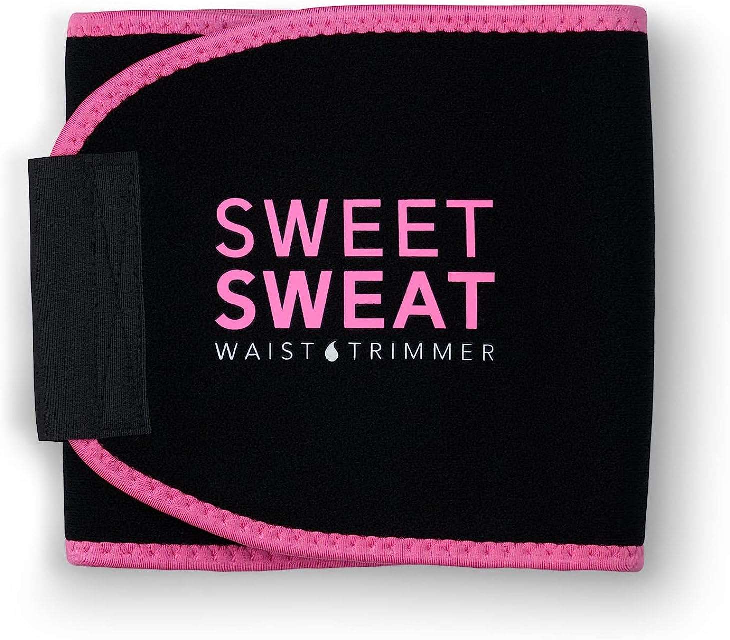 Sweet Sweat Waist Trimmer for Women and Men - Sweat Band Waist Trainer for High-Intensity Training & Workouts, 5 Sizes