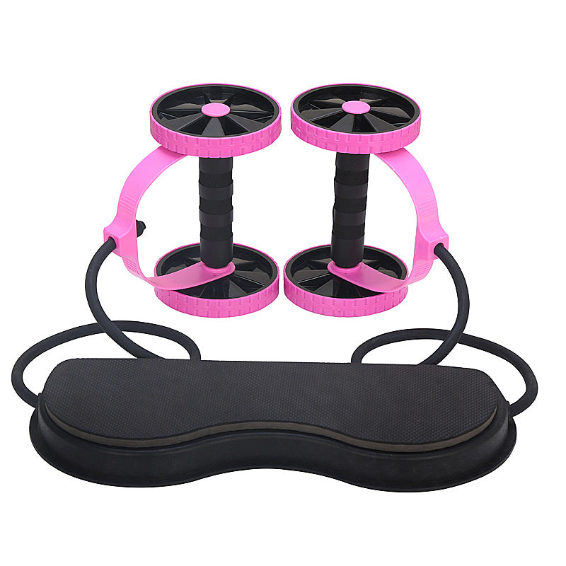 Crossflex Wheel Roller - Premium Abdominal Workout Equipment for Core Strength & Fitness Training