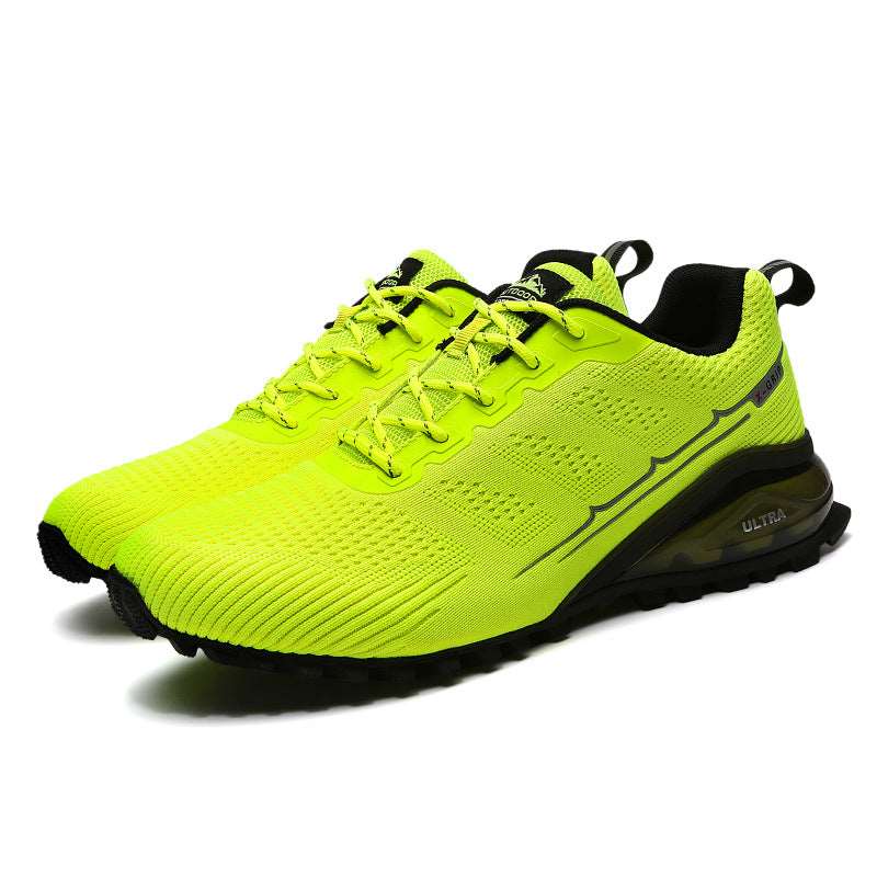 Men's Outdoor Fitness Shoes Product information: Material: Mesh, rubber Style: sports fashion Features:Comfortable and breathable Colour: black, blue, red, gray, green Size Information: Packing list: Shoes*1 