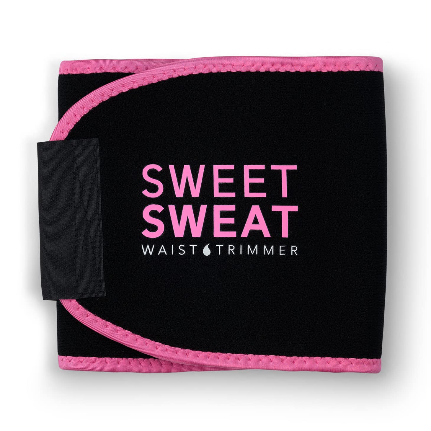 Sweet Sweat Waist Trimmer for Women and Men - Sweat Band Waist Trainer for High-Intensity Training & Workouts, 5 Sizes